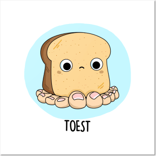 Toest Cute Toast Pun Posters and Art